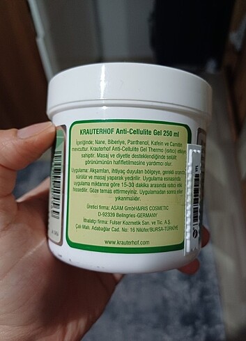 Krauterhof Selülit Karşıtı Jel  - Görsel 3