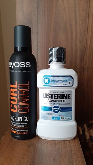 Syoss curl control saç köpüğü ve listerine