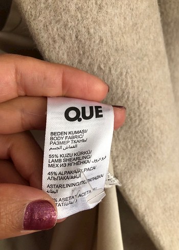 s Beden ten rengi Renk Bej Kuşaklı Uzun Kaban