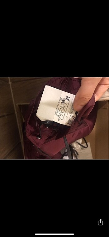 36 Beden bordo Renk Zara bot