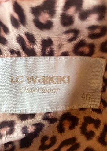 LC Waikiki Kahverengi Leopar Desenli Midi Mont