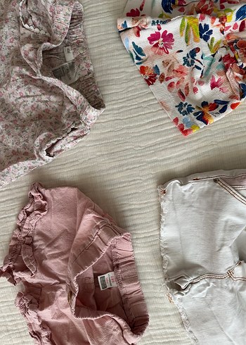 Kız çocuk tayt & etek 8 parça - Görsel 4