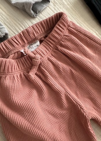 Pembe Keten Pliseli Kız çocuk Tayt & kot + 8 parça