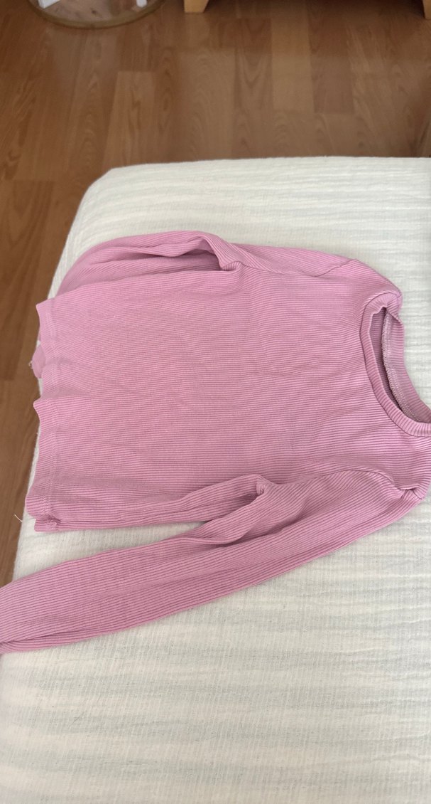 Kız Çocuk Gri Payetli Sweatshirt elbise& 3 takım 1 elbise &1 üst - Görsel 4