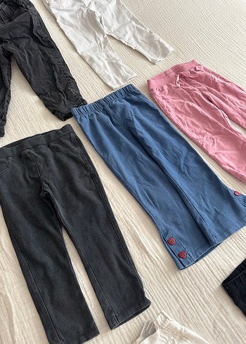 Kız çocuk Pantolon & tayt - 7 parça hepsi temiz - Görsel 4