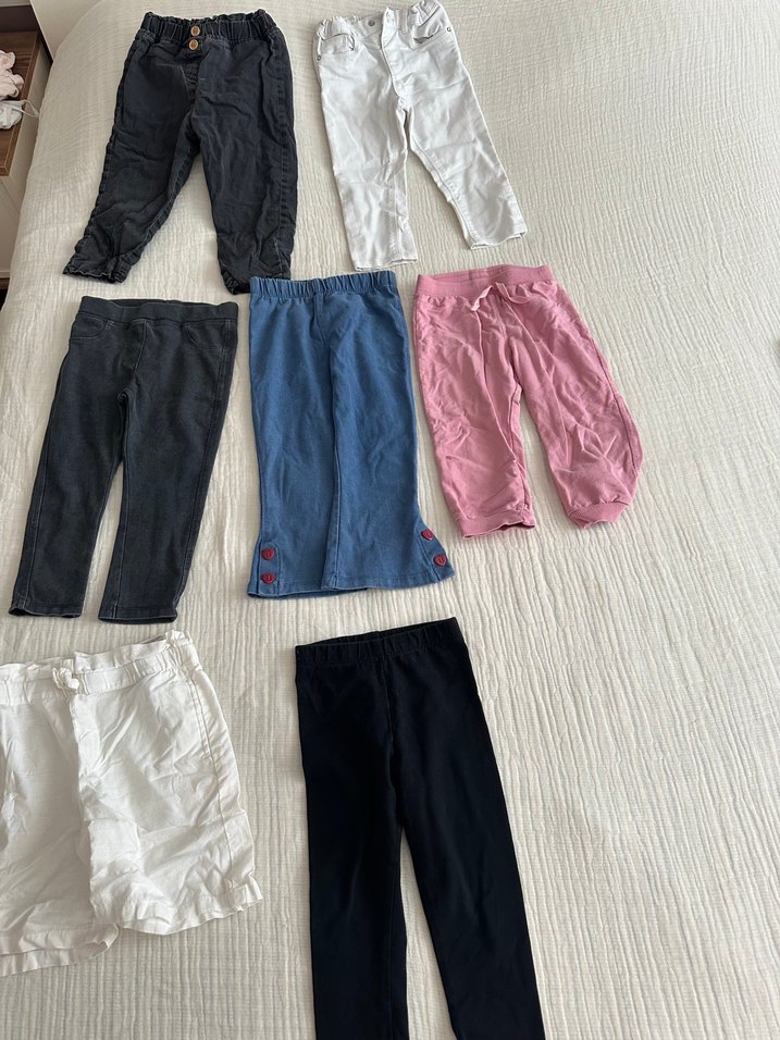 Kız çocuk Pantolon & tayt - 7 parça hepsi temiz - Görsel 2