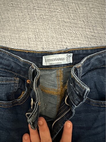 Stradivarius koyu jean / 36 beden - Görsel 2
