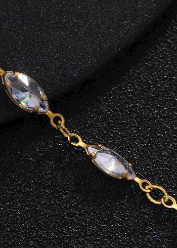 At Gözü Altın Renkli Zincir Detaylı Kadın Şahmeran - Görsel 2