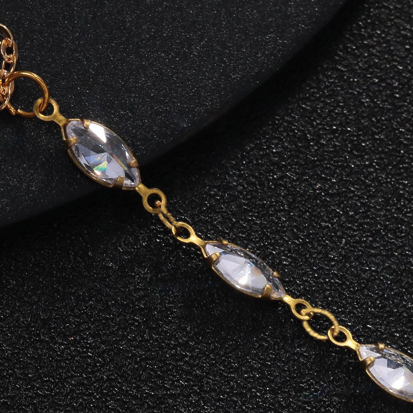 At Gözü Altın Renkli Zincir Detaylı Kadın Şahmeran - Görsel 2