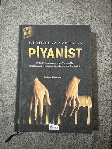 Piyanist kitap bez ciltli