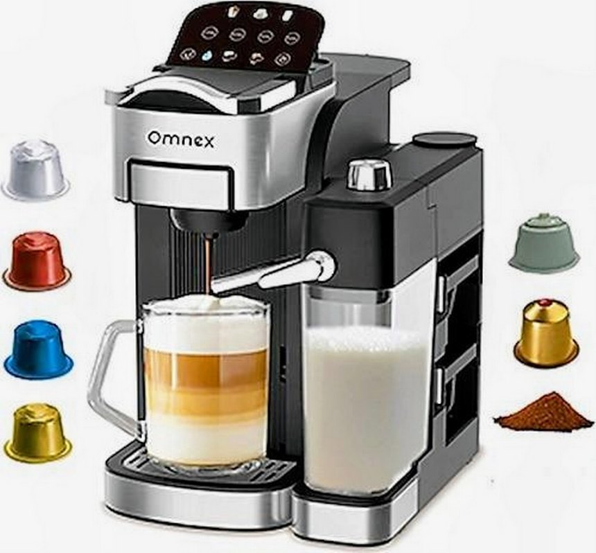 Omnex Pro 2 Kahve Makinesi Gri-Siyah - Görsel 2