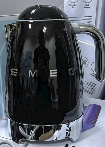 Smeg Su Isıtıcı siyah renk 1.7 litrelik - Görsel 11