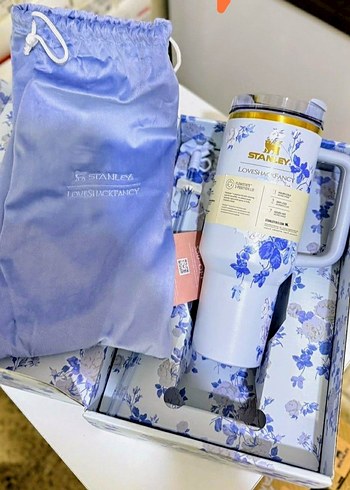 STANLEY TERMOS 1.18 LİTRE Çiçek Desenli Pembe Termos Bardak - Görsel 7