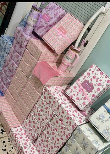 STANLEY TERMOS 1.18 LİTRE Çiçek Desenli Pembe Termos Bardak - Görsel 6