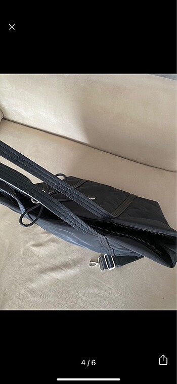 Beden siyah Renk Stradivarius fiyonklu shopper çanta