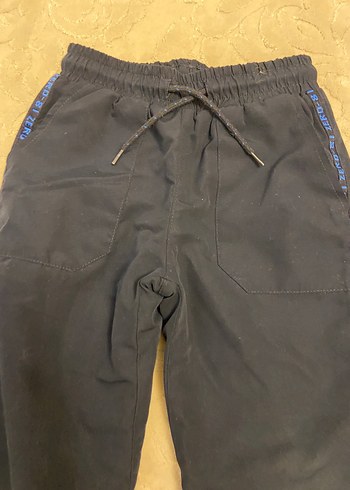 LC Waikiki Erkek Çocuk Lacivert Bol Kesim Kemerli Pantolon