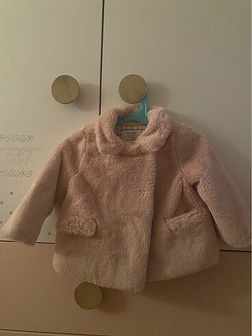Zara Kız Bebek Pembe Mont
