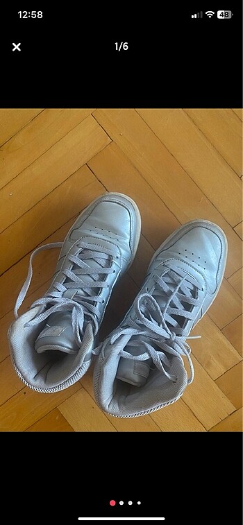Adidas Gri Spor Ayakkabı 36 Numara
