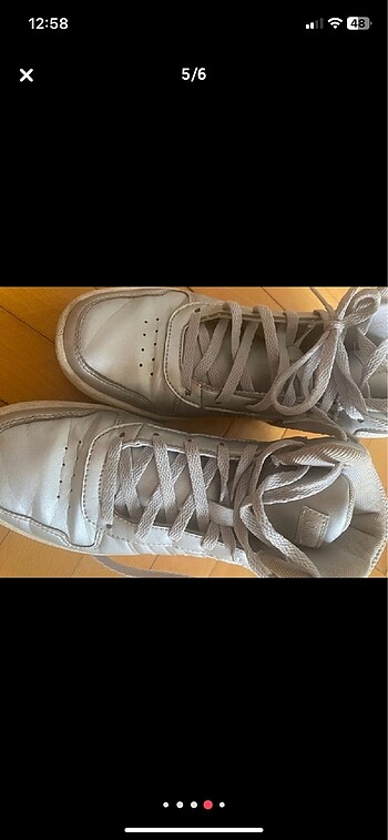 36 Beden gri Renk Adidas Gri Spor Ayakkabı 36 Numara