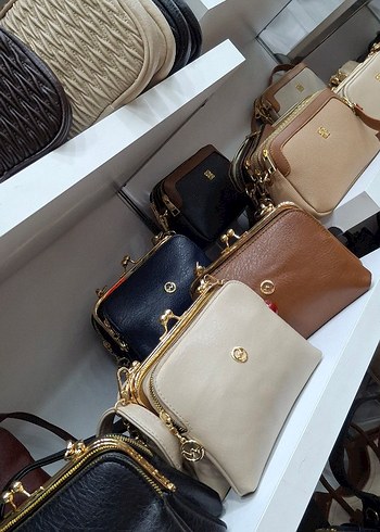 Bej Payetli Bohem Kadın Anahtarlık - Görsel 2