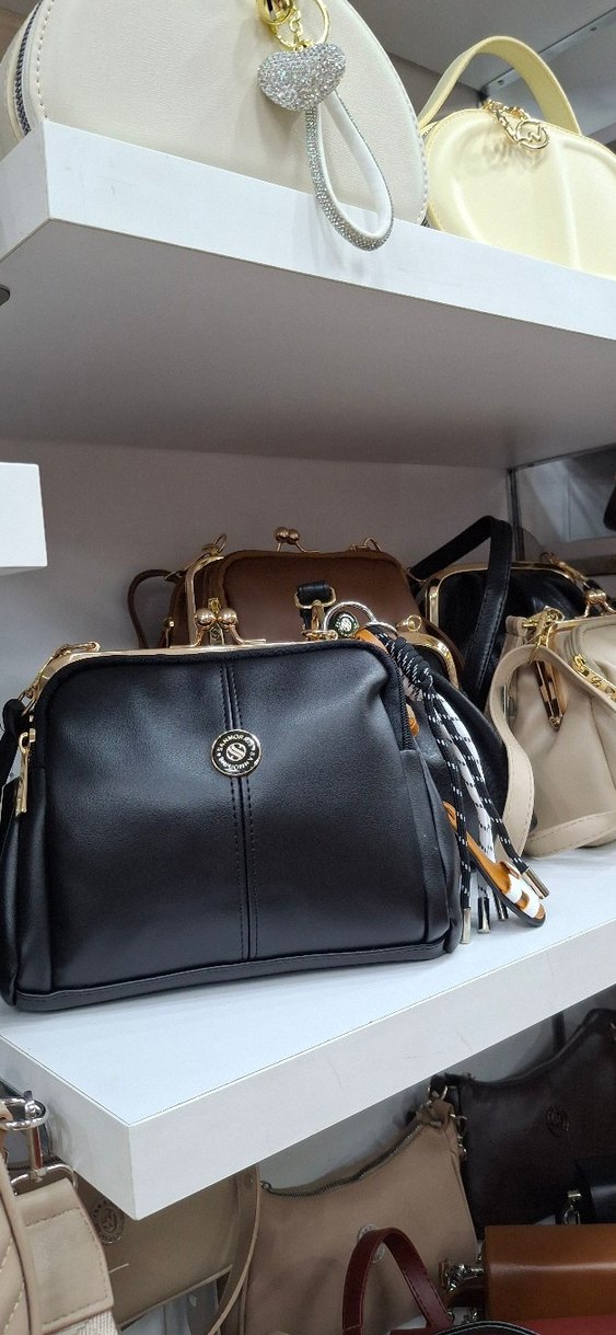 Bej Payetli Bohem Kadın Anahtarlık - Görsel 3