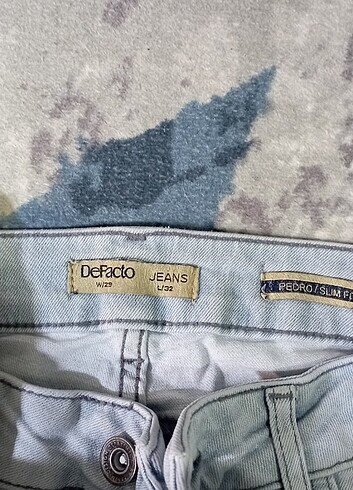 29 Beden mavi Renk Pantolon
