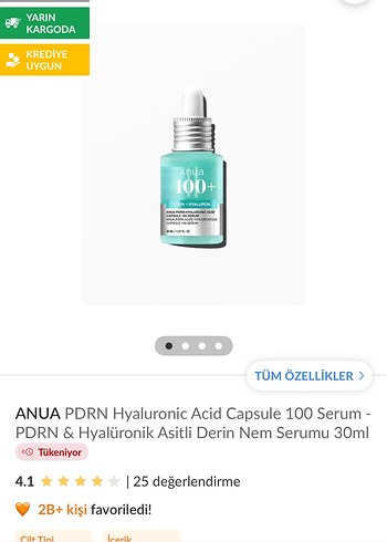 Anua 100+ Hyaluronik Asit Anti-Aging Serumu 30ml - Görsel 2