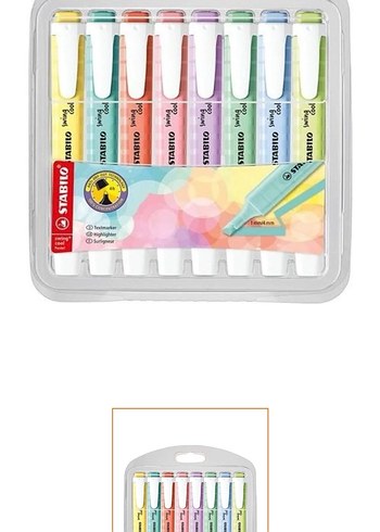 Stabilo Fosforlu Kalem Swing Cool Pastel 8'li - Görsel 2