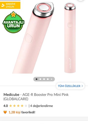 Medicube Age-R Booster Pro Mini Pink  Sıfır Jelatinli Orijinal - Görsel 3