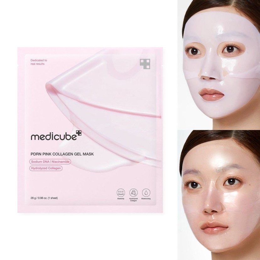 Medicube PDRN Pink Collagen Gel Mask  Kolajen Jel Maske (Tekli) - Görsel 3