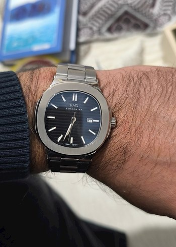 Gri Klasik Erkek Kol Saati rms zeitmeister - Görsel 2