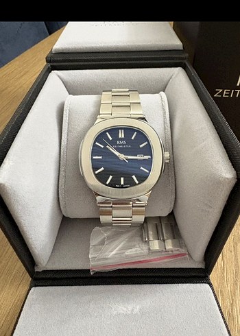 Gri Klasik Erkek Kol Saati rms zeitmeister - Görsel 3