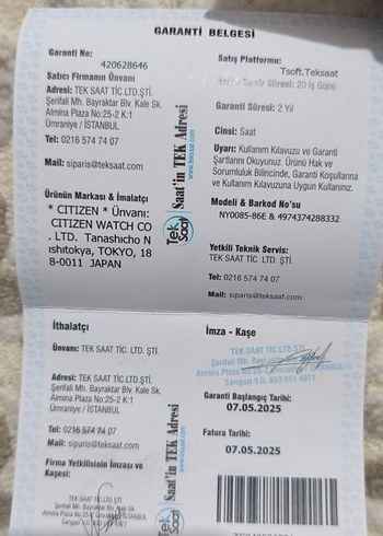 Citizen Erkek Siyah Klasik Kol Saati - Görsel 4