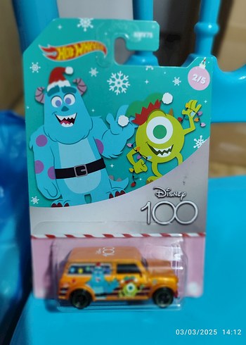 Renkli Hot Wheels Disney 100 Oyuncak Araba ve çeşitleri