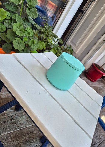 Diğer Turkuaz Pastel Mum ve Mumluk - Diger