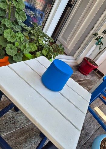 Beden Diger Mavi Mum ve Kapaklı Kutusu