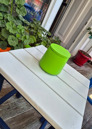 Diğer Diger Açık Yeşil Mum ve Kapaklı Kavanoz