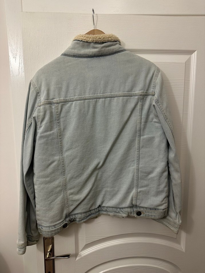 Düğmeli Denim Ceket, Rahat Kesim - Görsel 2