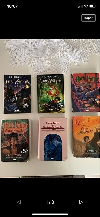 Harry Potter serisi (6 kitap)