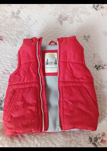 LC Waikiki Kapüşonlu Kırmızı Erkek Çocuk Yelek