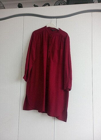 l Beden bordo Renk Tunik