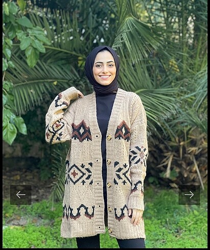 Kilim Desenli Hırka