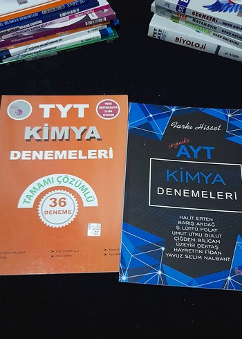 Farklı kadro yayınları tyt ayt kimya denemesi