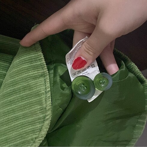 s Beden yeşil Renk blazer ceket