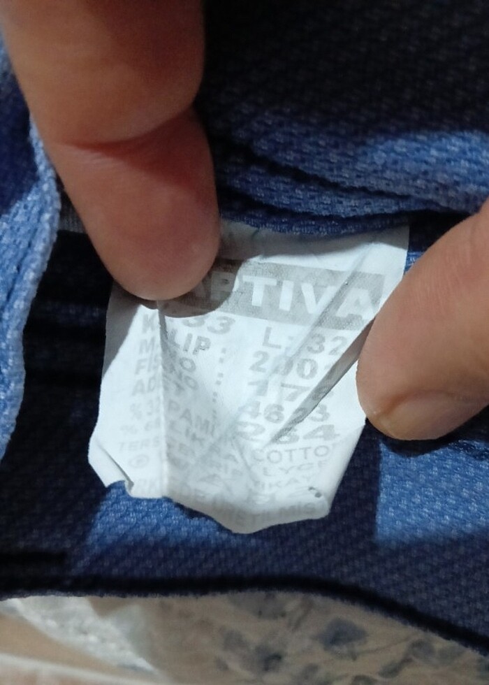 Erkek kot pantolon 33_32 beden - Görsel 2