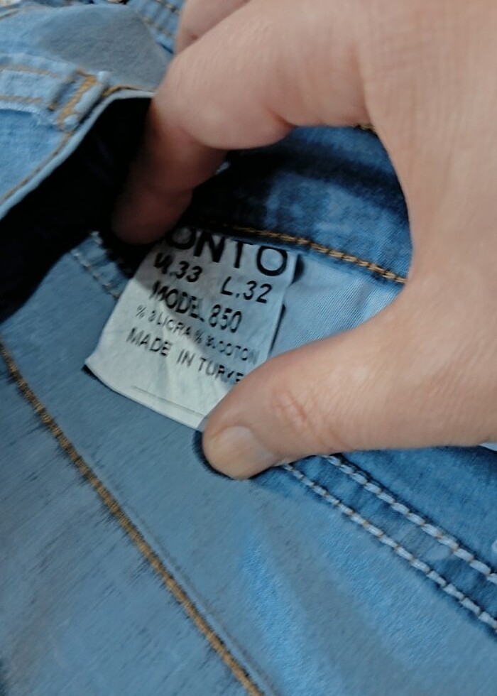 Erkek kot pantolon yazlık ince - Görsel 3