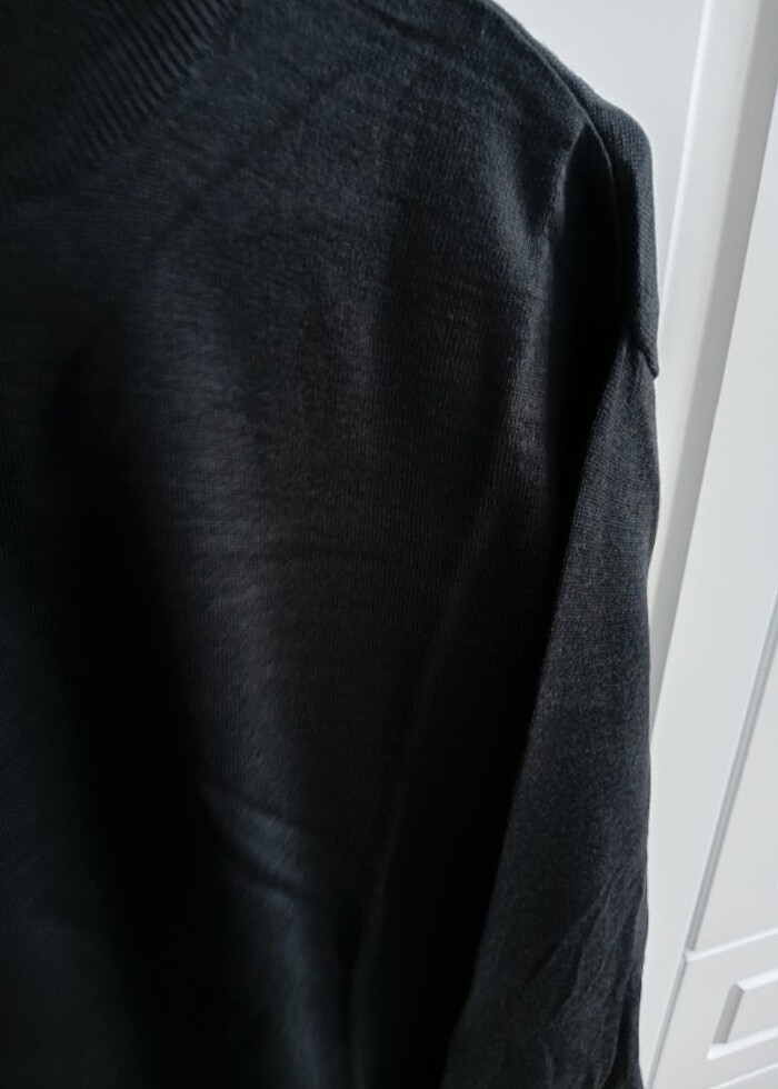 Erkek boğazlı lacivert kazak L beden. - Görsel 3