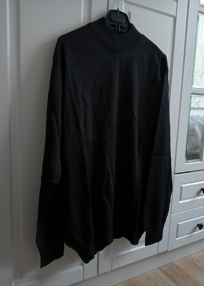 Erkek boğazlı lacivert kazak L beden. - Görsel 4