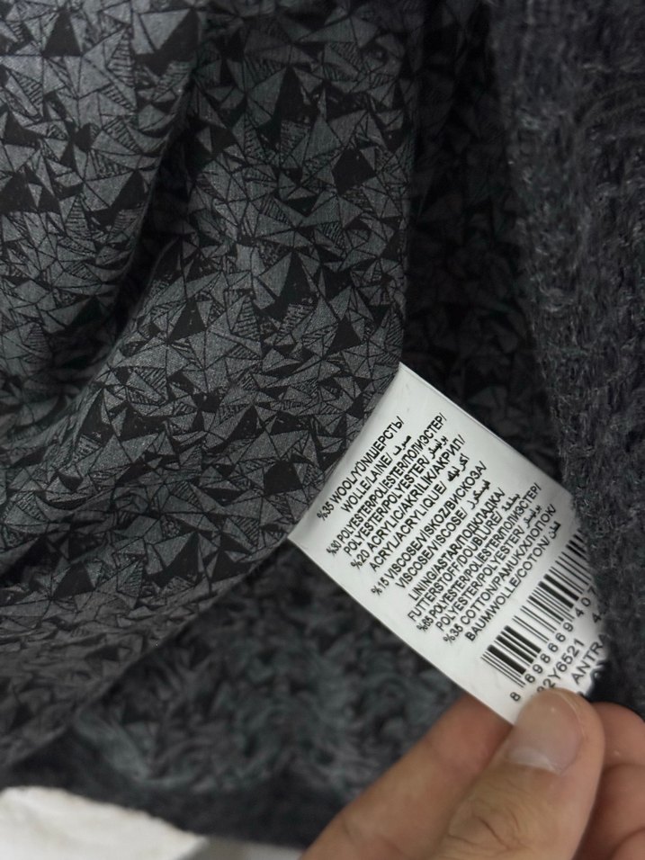 Avva S beden Gri Düğmeli Erkek Yelek - Görsel 4