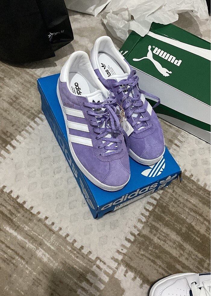 Adidas Gazelle 85 Lila Sıfır Ayakkabı - Görsel 2